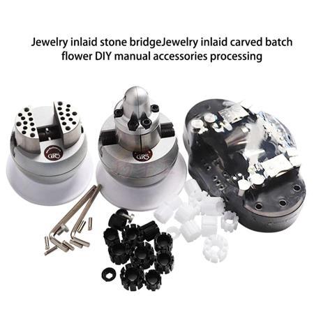 Mini Ball Vise Engraving Block Alat Stand Batu Permata Mikro Inlay Setting Berlian