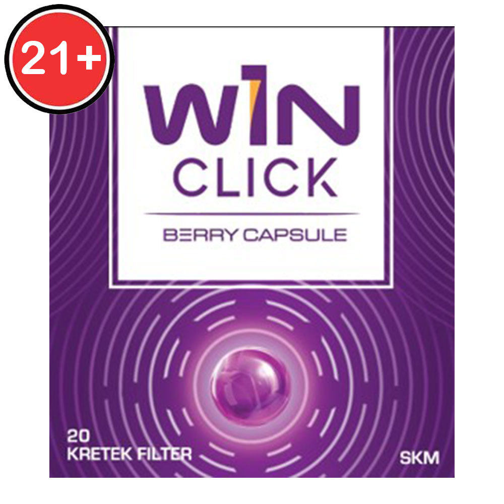 WIN CLICK ROKOK FILTER BERRY CAPSULE 20'S