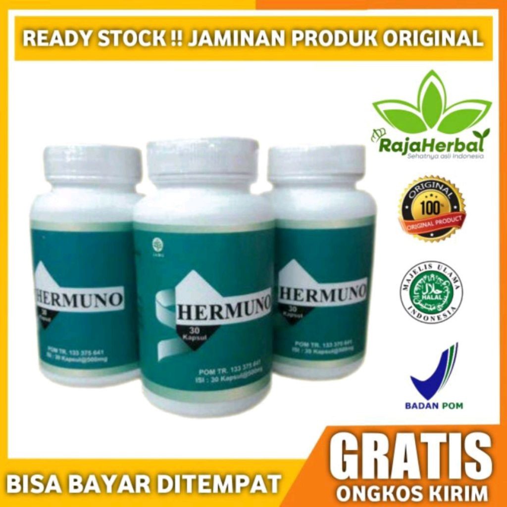 (BIG SALE) OBAT HERBAL HERMUNO ANTI PARASIT - HERMUNO MENCEGAH MENGATASI MEMBASMI MENGOBATI PARASIT 