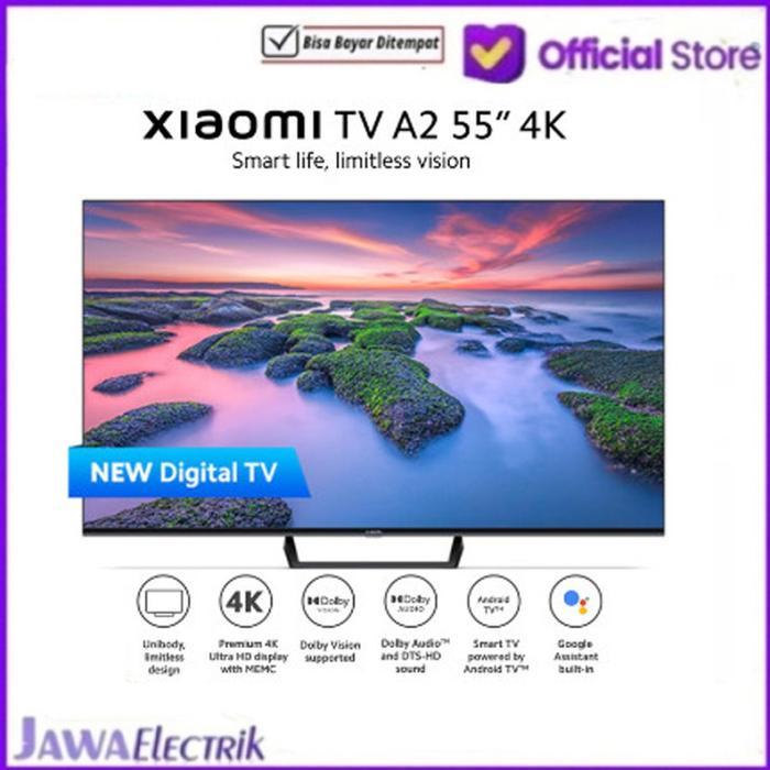 Xiaomi Android TV A2 55" Inch 4K Ultra HD Dolby Vision HDR - 55 A2
