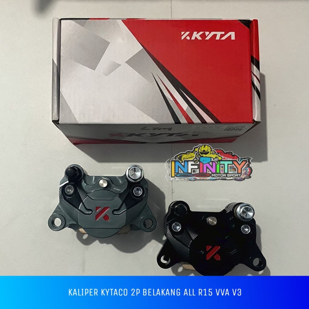 Kaliper Kytaco 2P Belakang All New R15 VVA V3 KTC Lengkap + KAMPAS REM