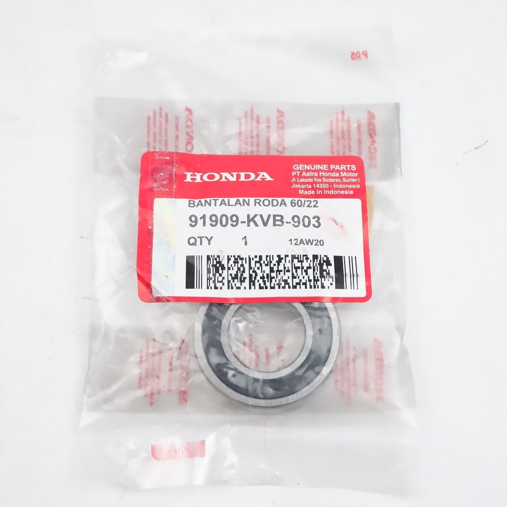 Bearing 6022 Roda Belakang Honda Beat, Scoopy, Spacy - Vario 110 - KVB Zona Sparepart