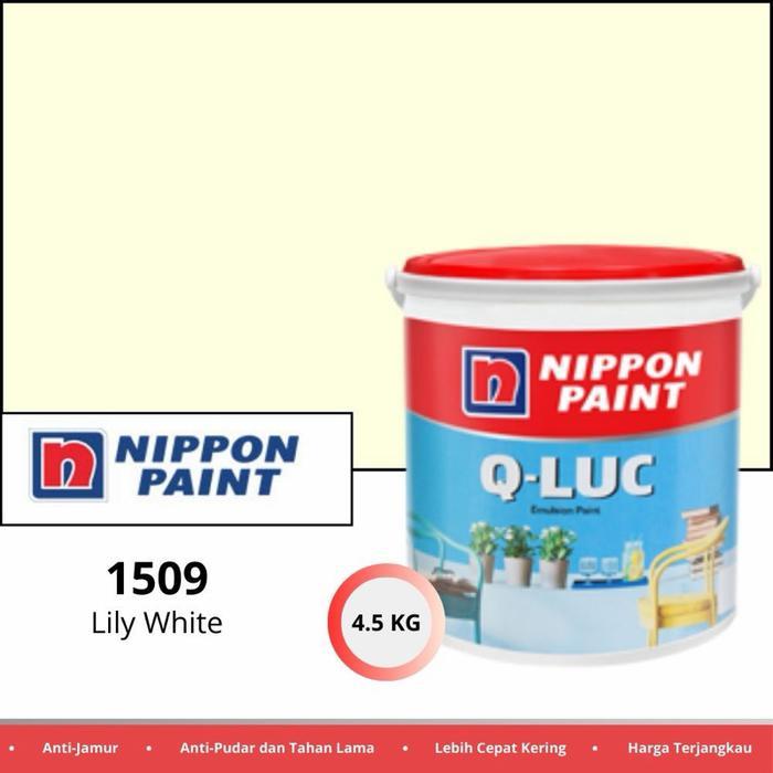 Cat Tembok Nippon Paint Interior Qluc Pail 18 kg - Lily white 1509