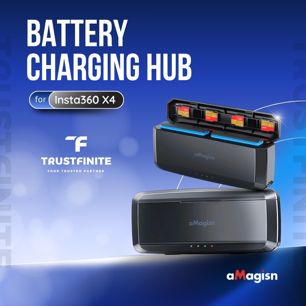 aMagisn Power Bank Charger for Insta360 X4 / Powerbank Charger Insta 360 X4