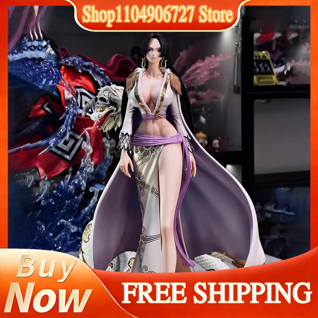 One Piece Boa Hancock GK Statue Two Styles Anime Collectible Figure Desktop Car Decor Model Gift For