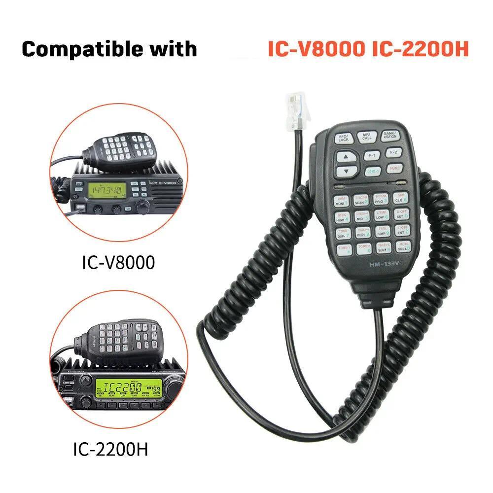 HM-133V Portable 8 Pin Microphone PTT DTMF remote speaker for Mobile Rao ID-800H ID-880H IC-2200H IC