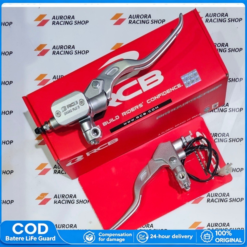 MASTER REM RCB E3 14 MM + RCB Handgrip & HANDLE RCB E2 REM / KOPLING ORIGINAL BLACK / SILVER
