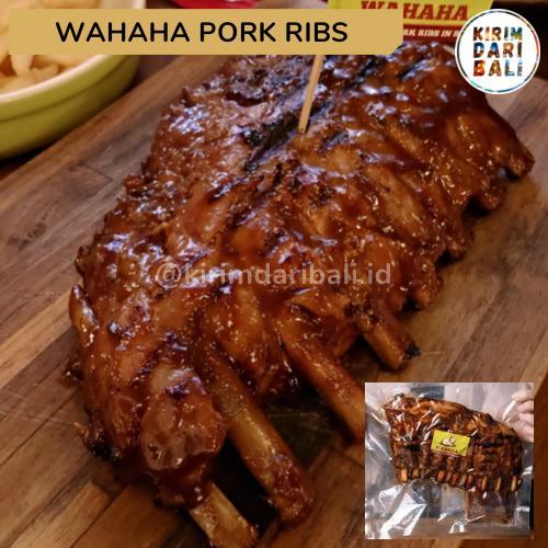 Wahaha Pork Ribs Bali [Vacuum] / Iga Babi / Makanan Bali Frozen - 300 gr
