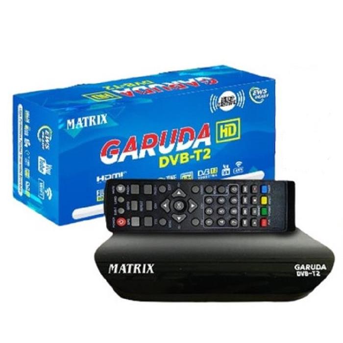 STB DIGITAL MATRIX APPLE DVB-T2 HD KUNING - Matrix Biru