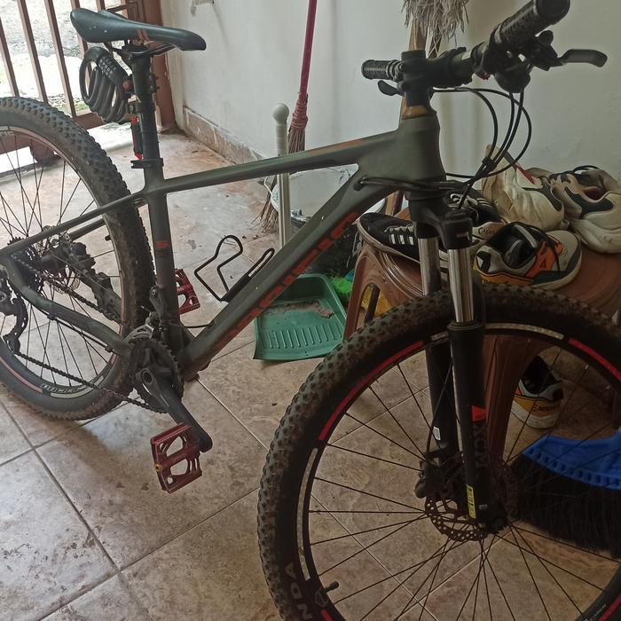 Sepeda Gunung MTB Pacific Blizzard 5.0 27.5 inch Gray Bekas
