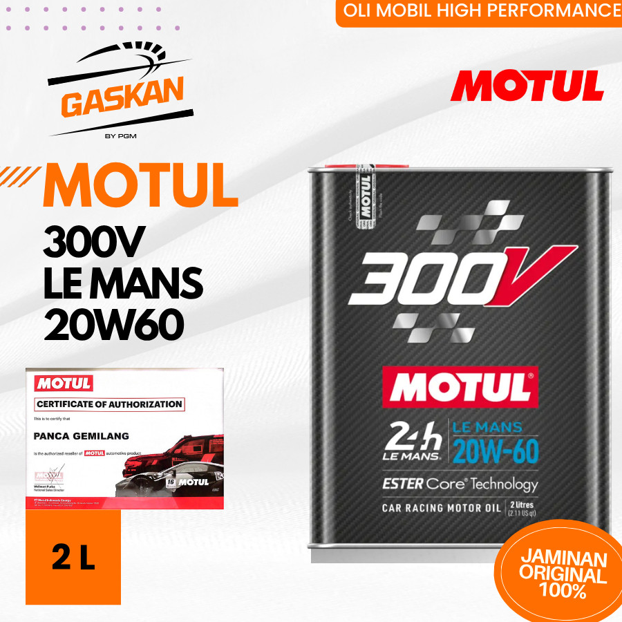 Oli Mobil High Performance Motul 300V LE MANS 20W60 2L (Dijamin Ori 100%)