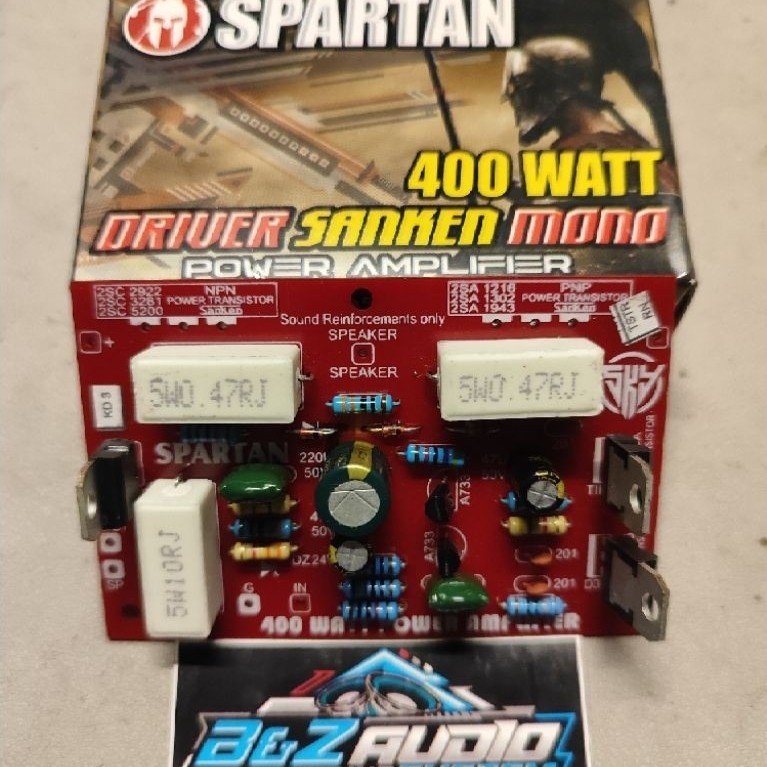 KIT DRIVER POWER 400WAT MONO TIP 41 42 AMPLIFIER  SPARTAN