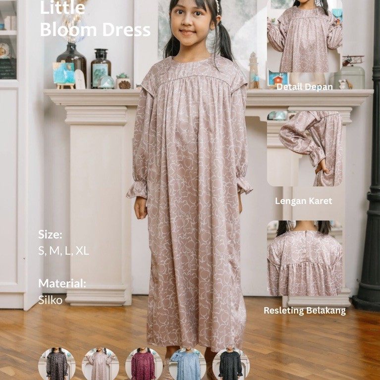 AMITY | Little Bloom Dress | Dress panjang anak