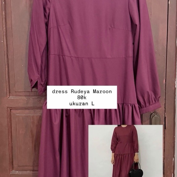 Dress Rudeya Maroon L