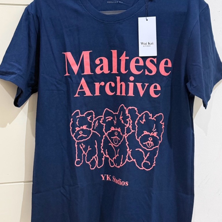 Kaos Maltese Navy by Wai KEI CHN