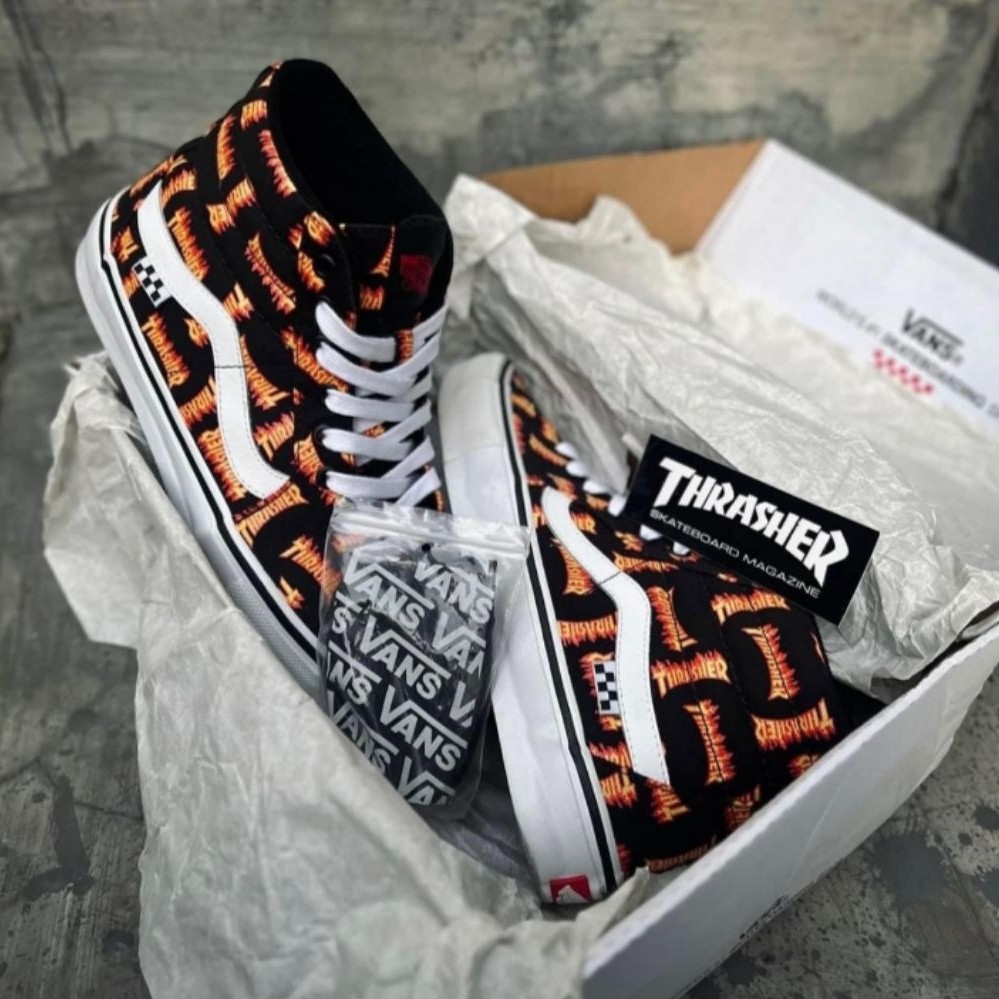 Vans Sk8-hi Skateboarding Fullset Resmi Navya