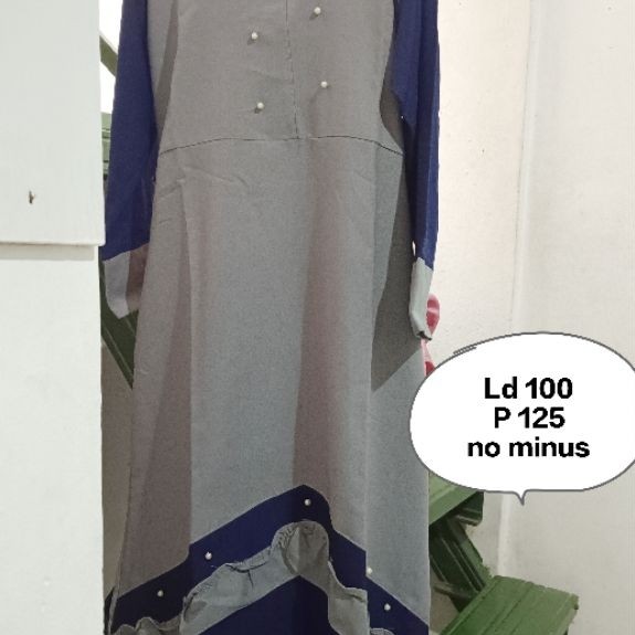 gamis abu navy (PL)