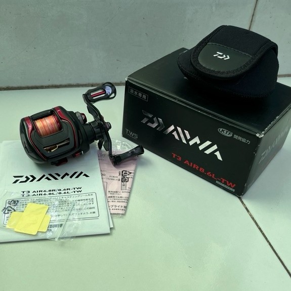 Reel Baitcasting DAIWA T3 AIR 8.6L TW Original BFS Ultra Light Casting