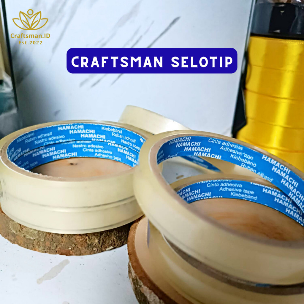 Lakban Selotip 1/2 Inch / Selotip Murah / Kebutuhan Buket