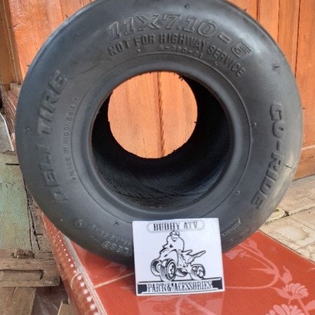 NEW!!! Ban belakang slick gokart go kart drift Trike ukuran 11x7.10-5 Deli tire