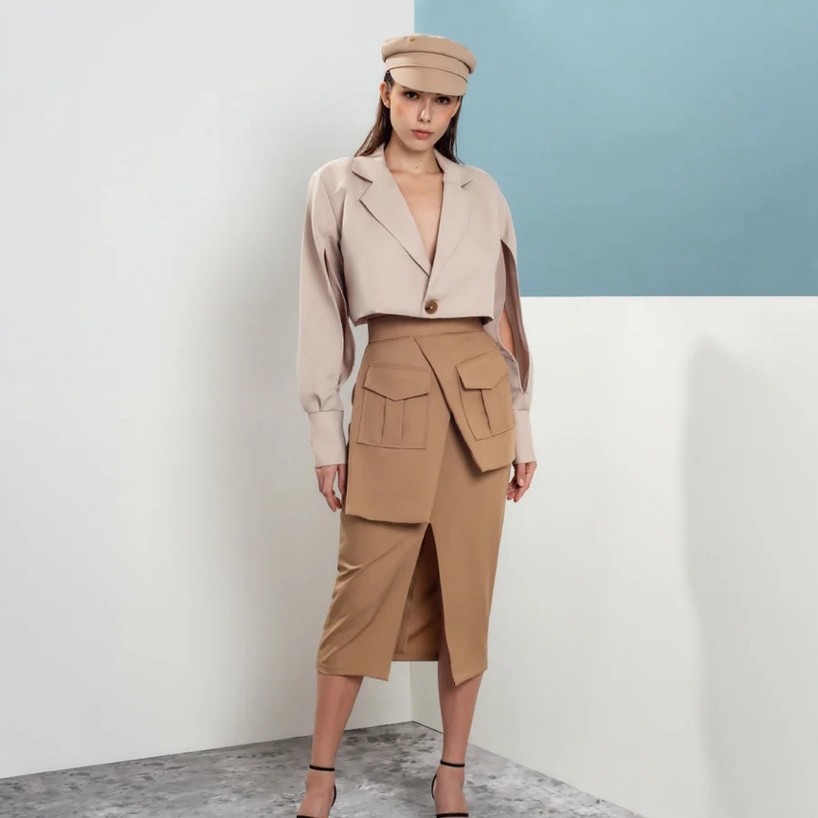 MARYALLE - TOJETO SKIRT BROWN