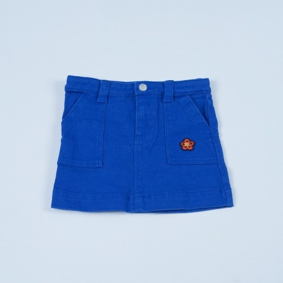 Kenzo - Kids Logo Patch Denim Skirt