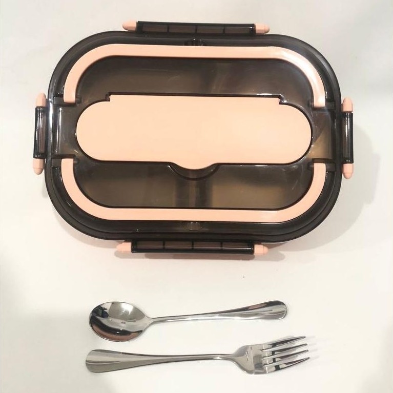 Tahan Lama !! Lunch Box Stainless Sekat 4/Lunch Box Sekatan/Kotak Bekal Makan Siang Sekat