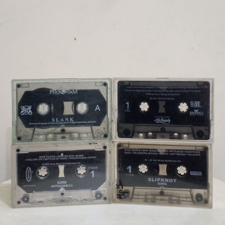 Kaset Pita - Slank - AirSupply - Korn - Slipknot