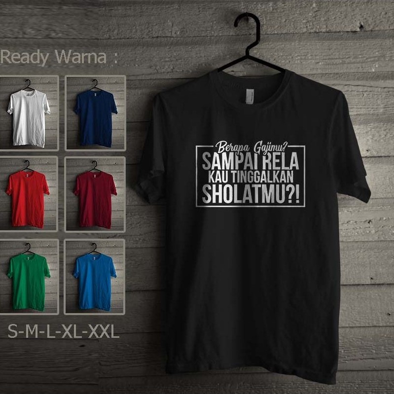 Kaos Berapa Gajimu Sampai Kau Tinggalkan Kaos Distro