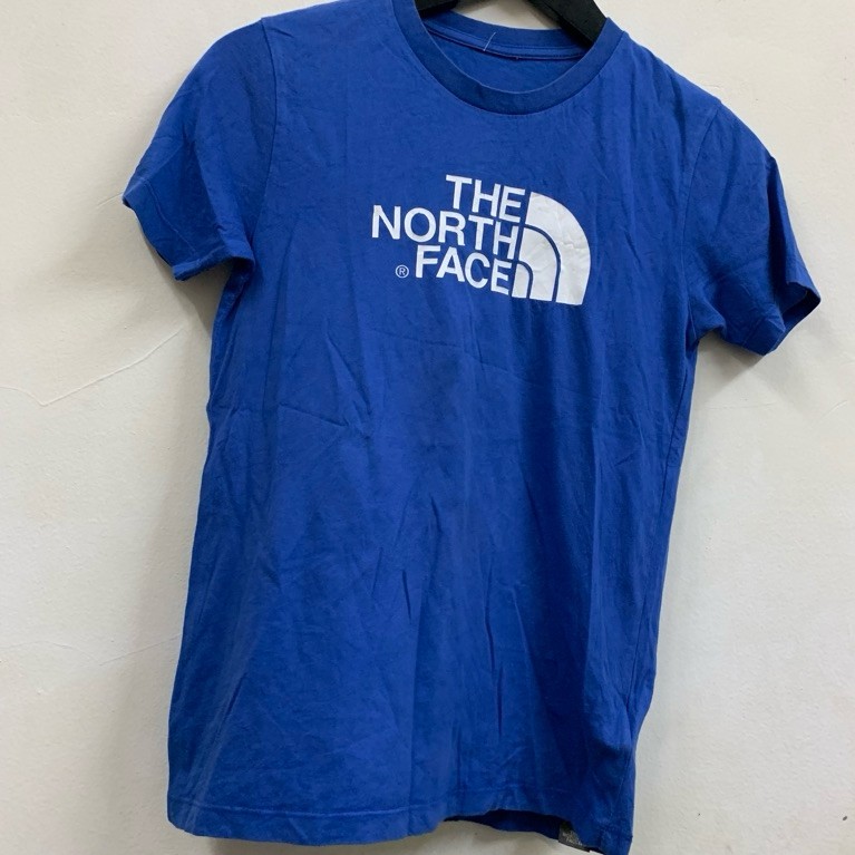 THE NORTH FACE BLUE SHIRT | Kaos Outdoor TNF biru Original