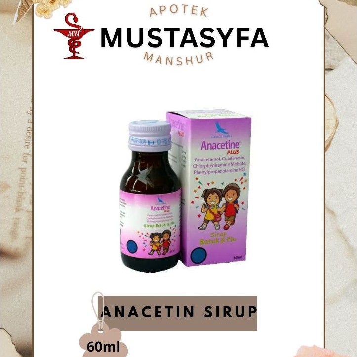 ANACETINE PLUS Syrup batuk dan flu 60ml