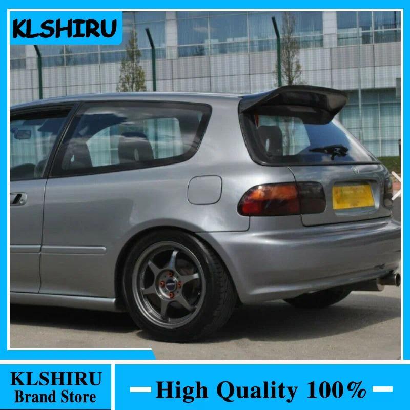 Carbon Fiber Spoon Style Rear Boot Roof Spoiler Wing For Honda Civic EG EG6 VTI 1992-1995 Auto Aerod
