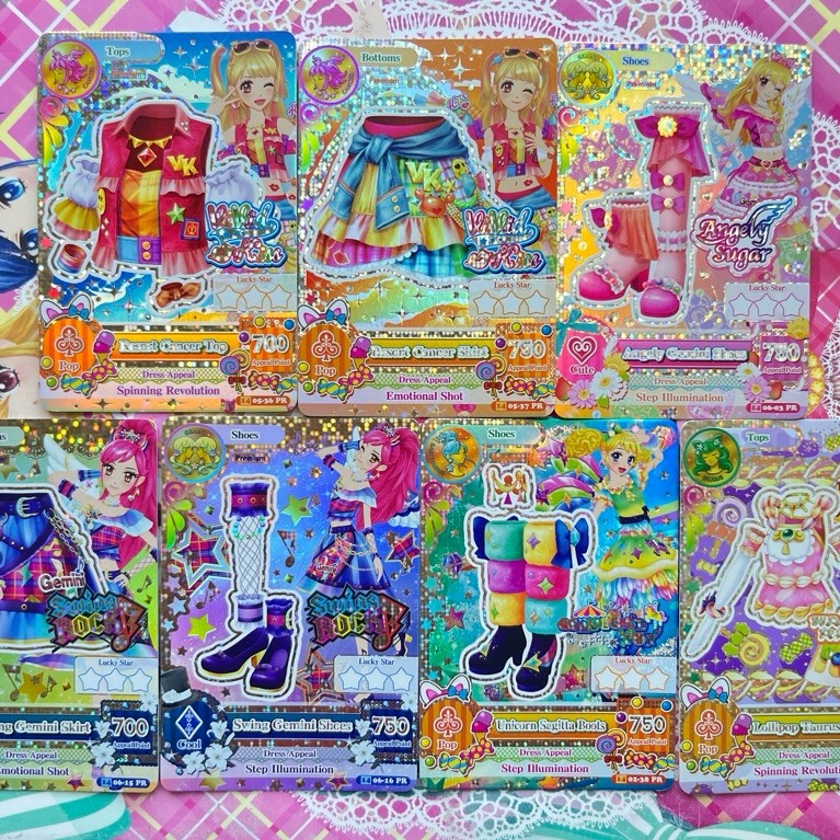 Kartu Aikatsu Satuan Premium Resort Cancer Top Resort Cancer Skirt Unicorn Sagitta Boots Sagittarius