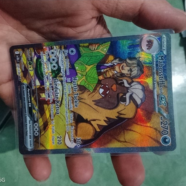 Pokemon card Game - Mabosstiff Arvin EX SAR Sv10s