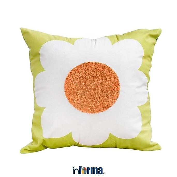 zonecuan / Informa 45X45 cm Sarung Bantal Sofa Retrofit Club A - Hijau Dekorasi Ruang Tamu Pelindung