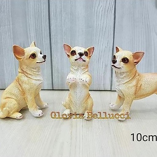 TERMURAH - PATUNG PAJANGAN MINIATUR ANJING CIHUAHUA 3