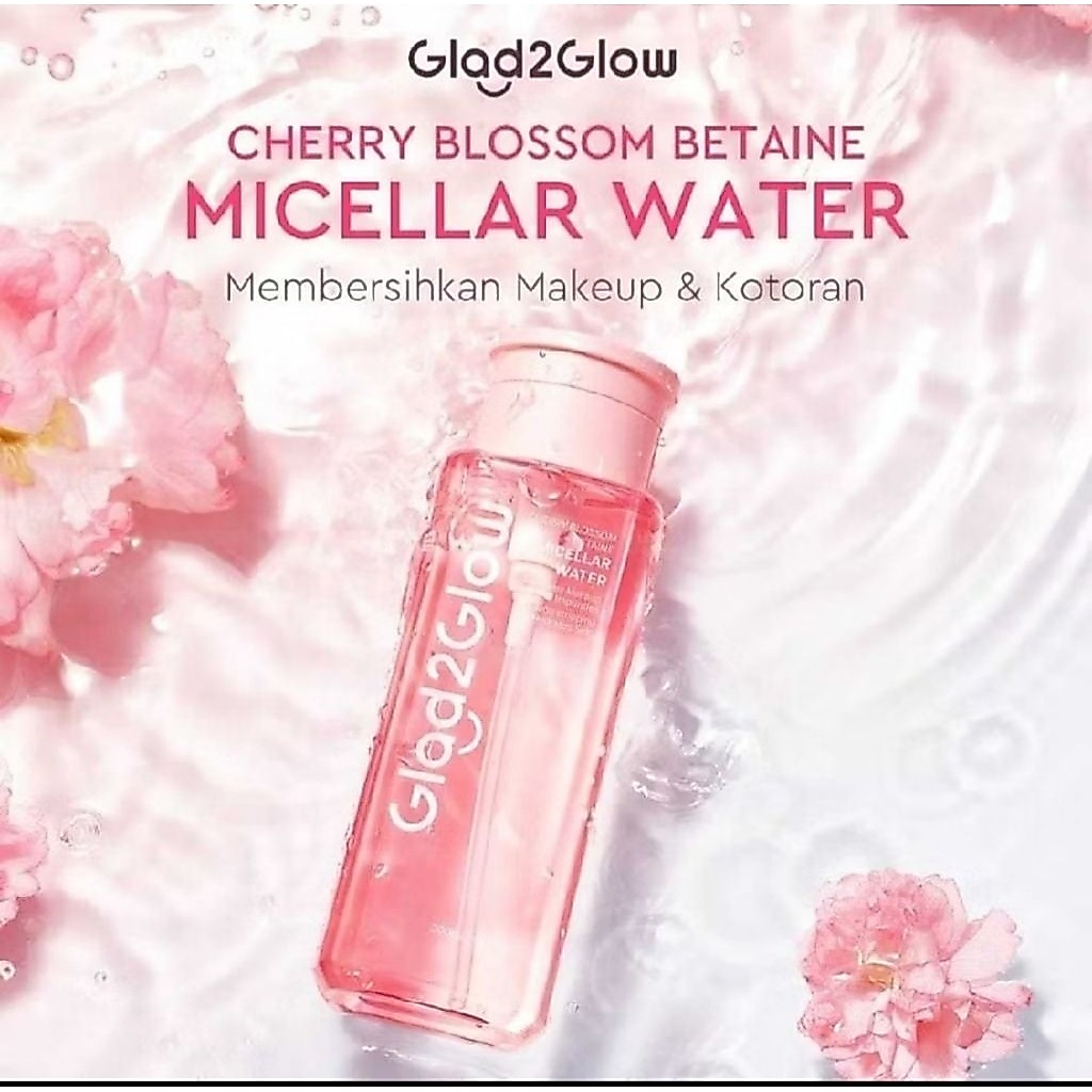 Glad2glow Micellar Water / Cherry blossom micellar water g2g / Brightening Micellar Water g2g (300ml