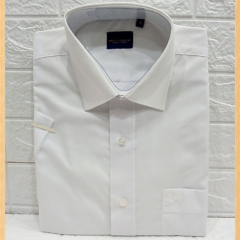 Arrow Kemeja Putih Pria Kerja Kantor Formal Lengan Pendek 100% Original Arrow - D11