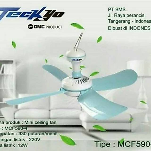 Kipas Angin Gantung TECKYO 590-4 - Celling Fan GMC