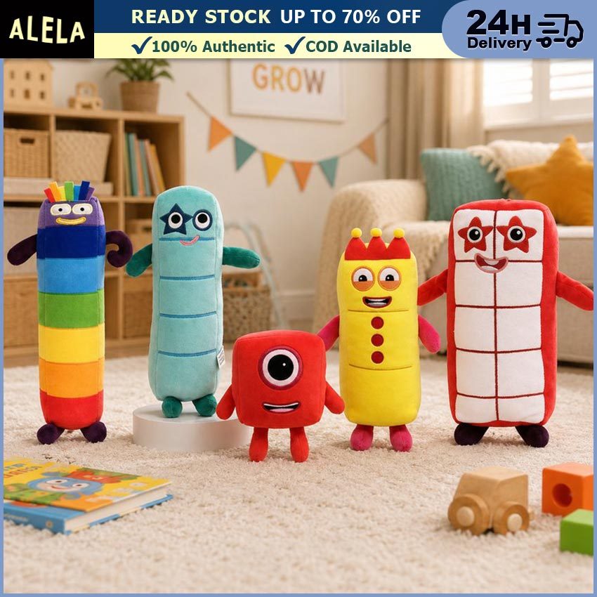 Boneka Numberblocks 1-10 Stuffed Toys Plush Doll Mainan Edukatif