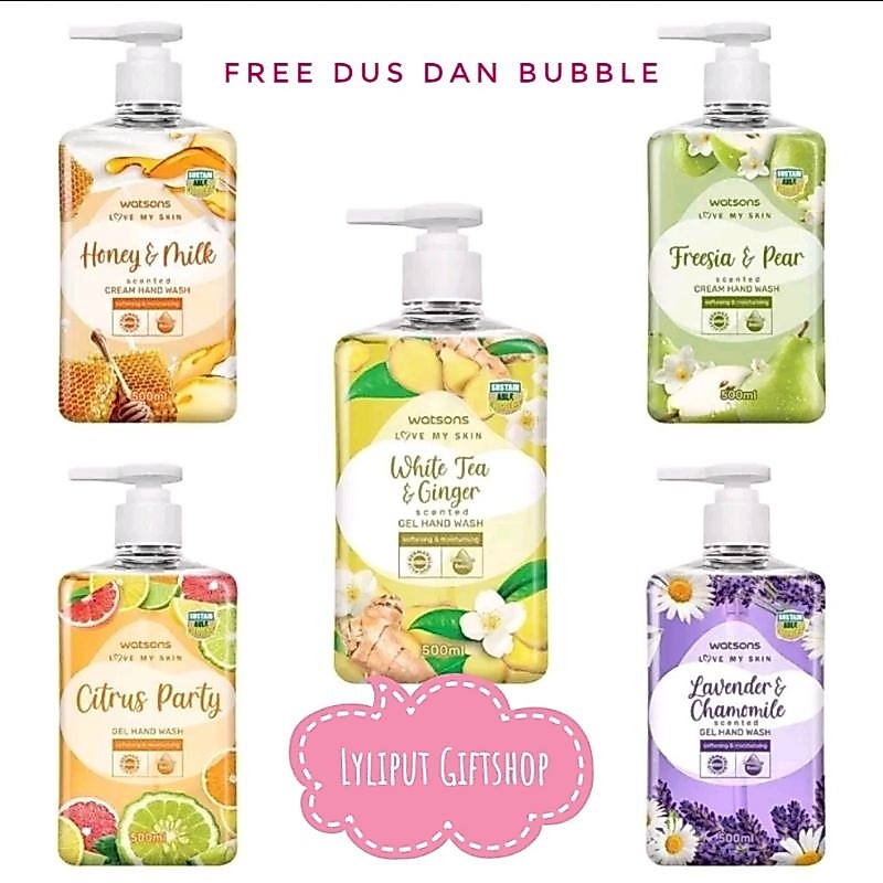 sabun cuci tangan pump watson watsons murah 500 ml foaming hand wash 300ml