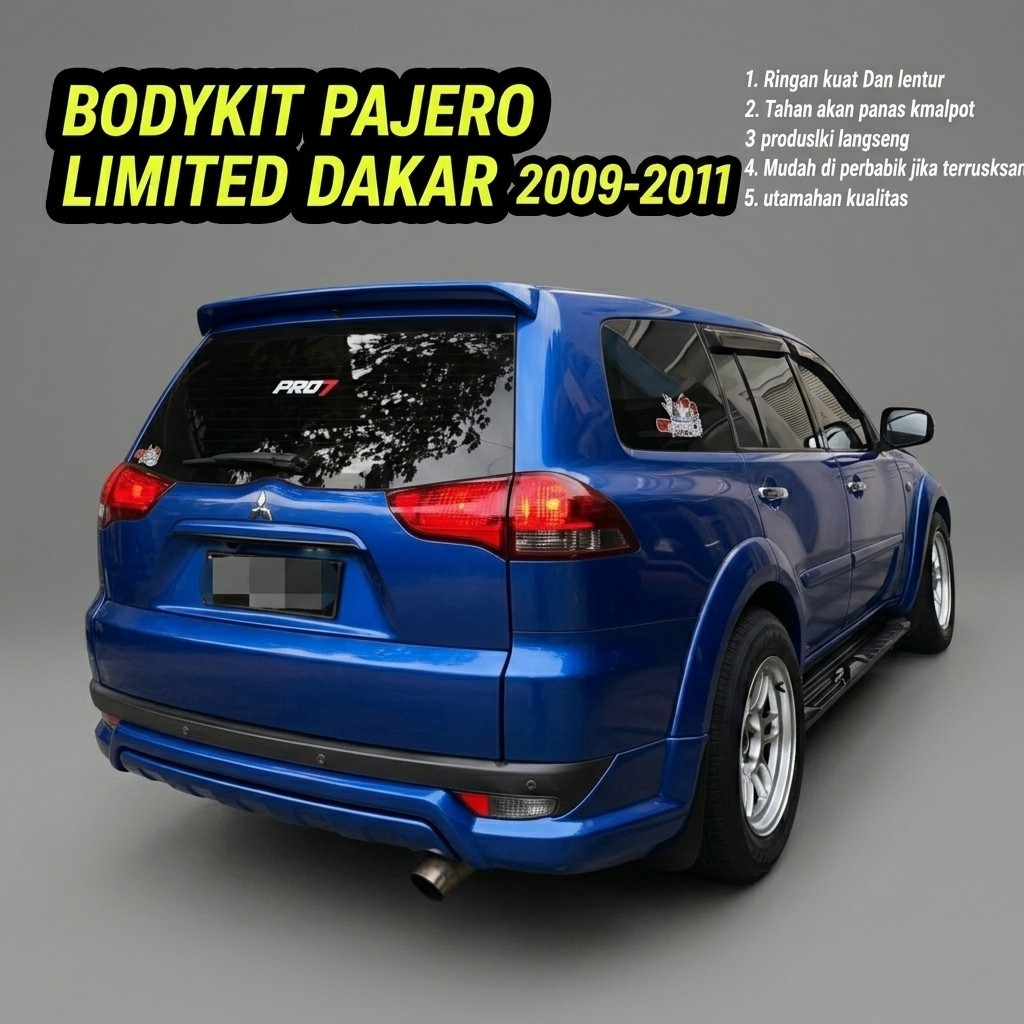 DISKON bodykit mitsubishi pajero 2009 2010 2011  dakar bodikirt pajero