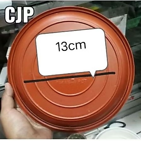 Alas pot 20 cm cokelat, tatakan pot 20