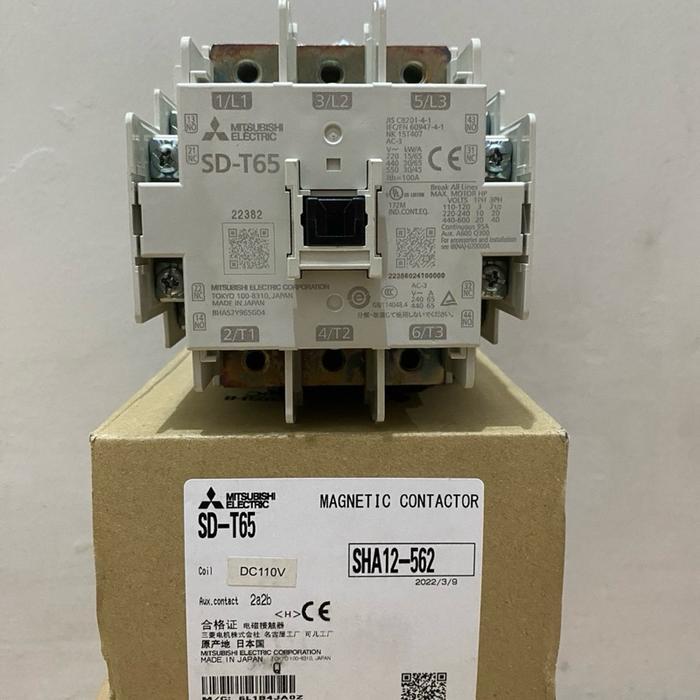 Kontaktor Mitsubishi SD-T65 65A 30Kw DC110V 3P