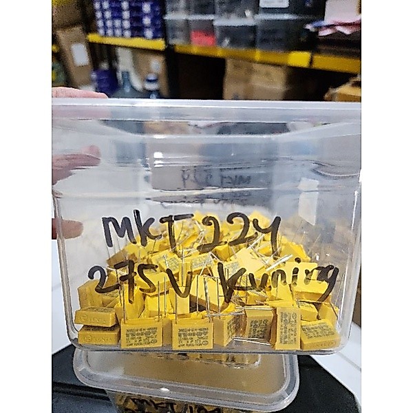 mkt 224 275v kuning , mkt 0.22uf/275v kuning