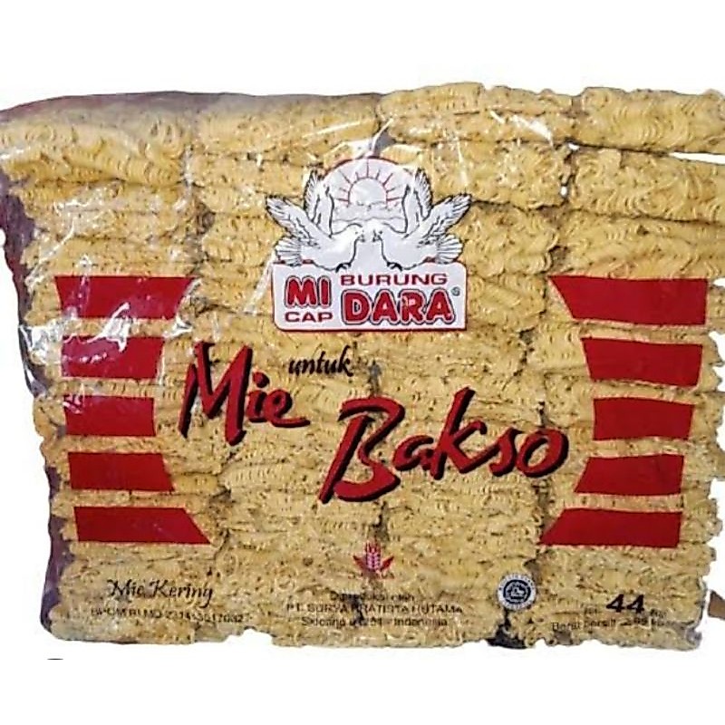 MIE BURUNG DARA BAKSO ISI 44 keping / Mie Bakso Malang / Mie Bakso Kemasan Ekonomis