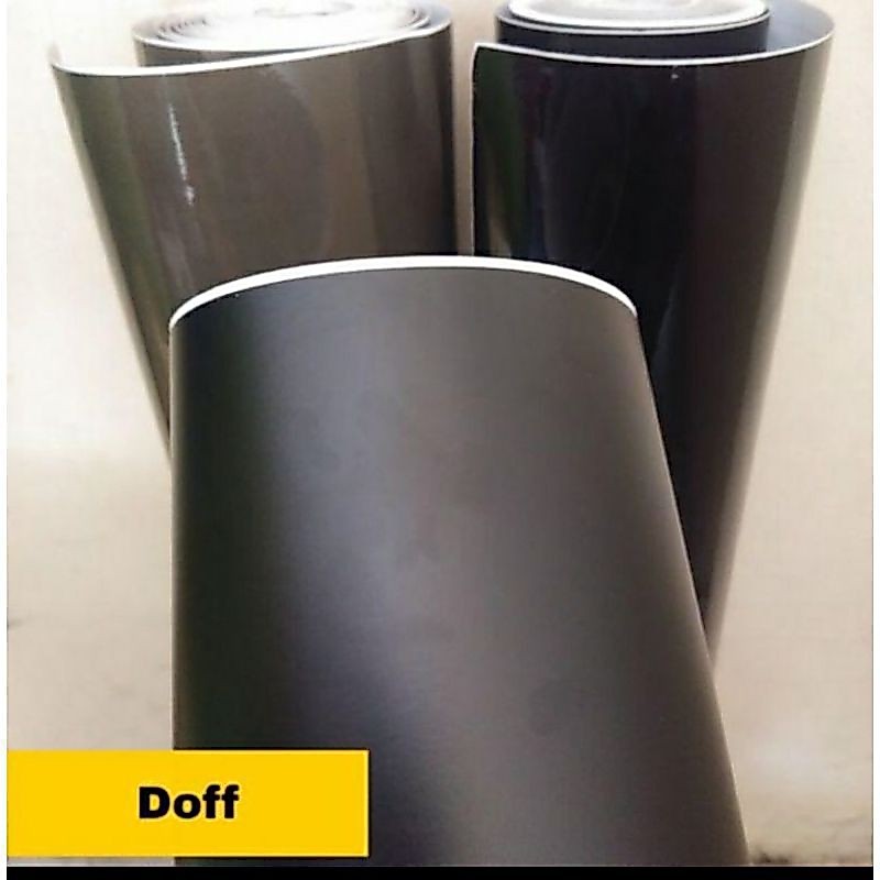 Skotlet hitam dop Stiker hitam dop Skotlet hitam doff Stiker hitam doff Skotlet motor hitam dop Skot