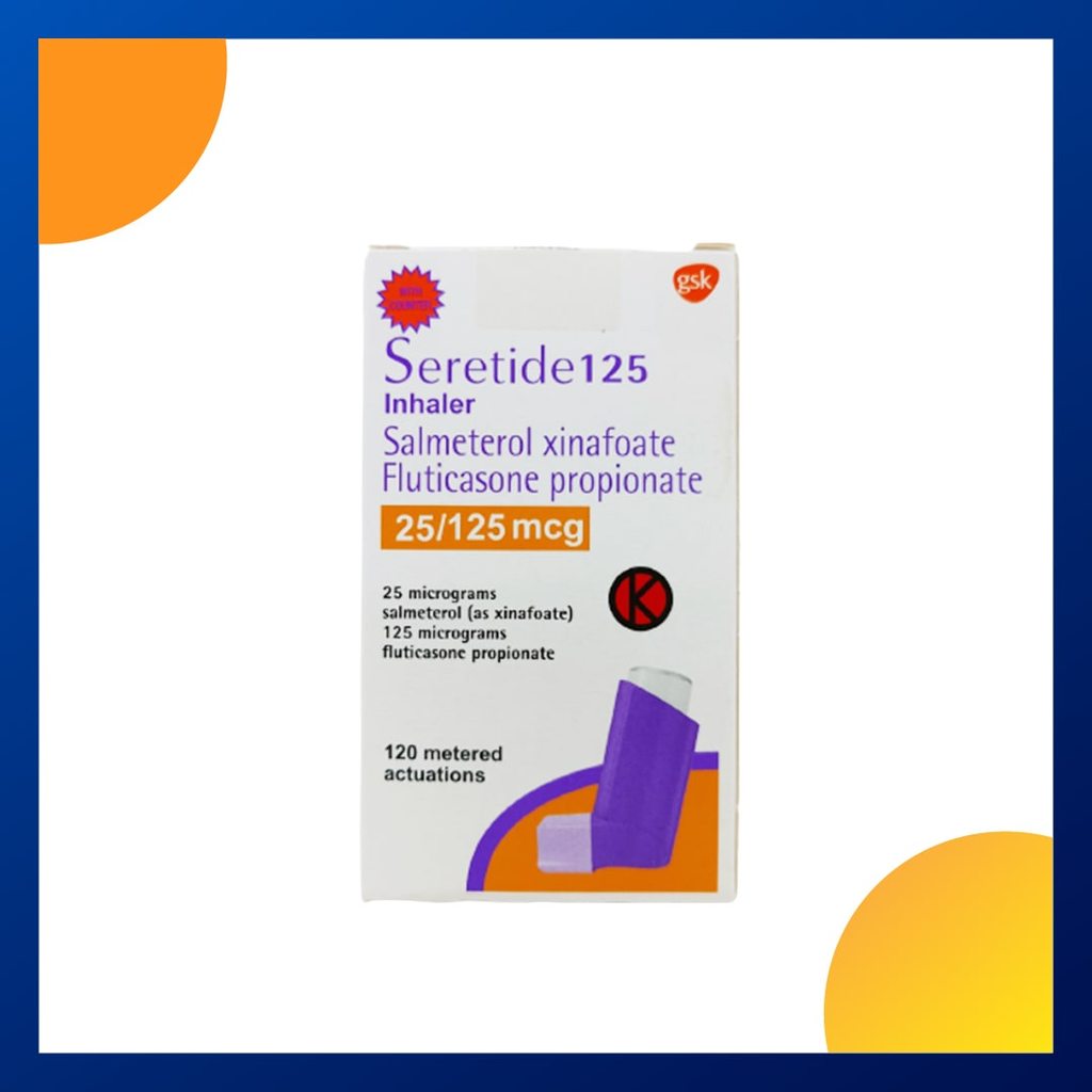 SERETIDE 125 INHALER 1 CANISTER @ 120 DOSIS