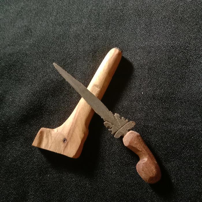 Keris Omyang Jimbe Kembar Mini     Berkualitas