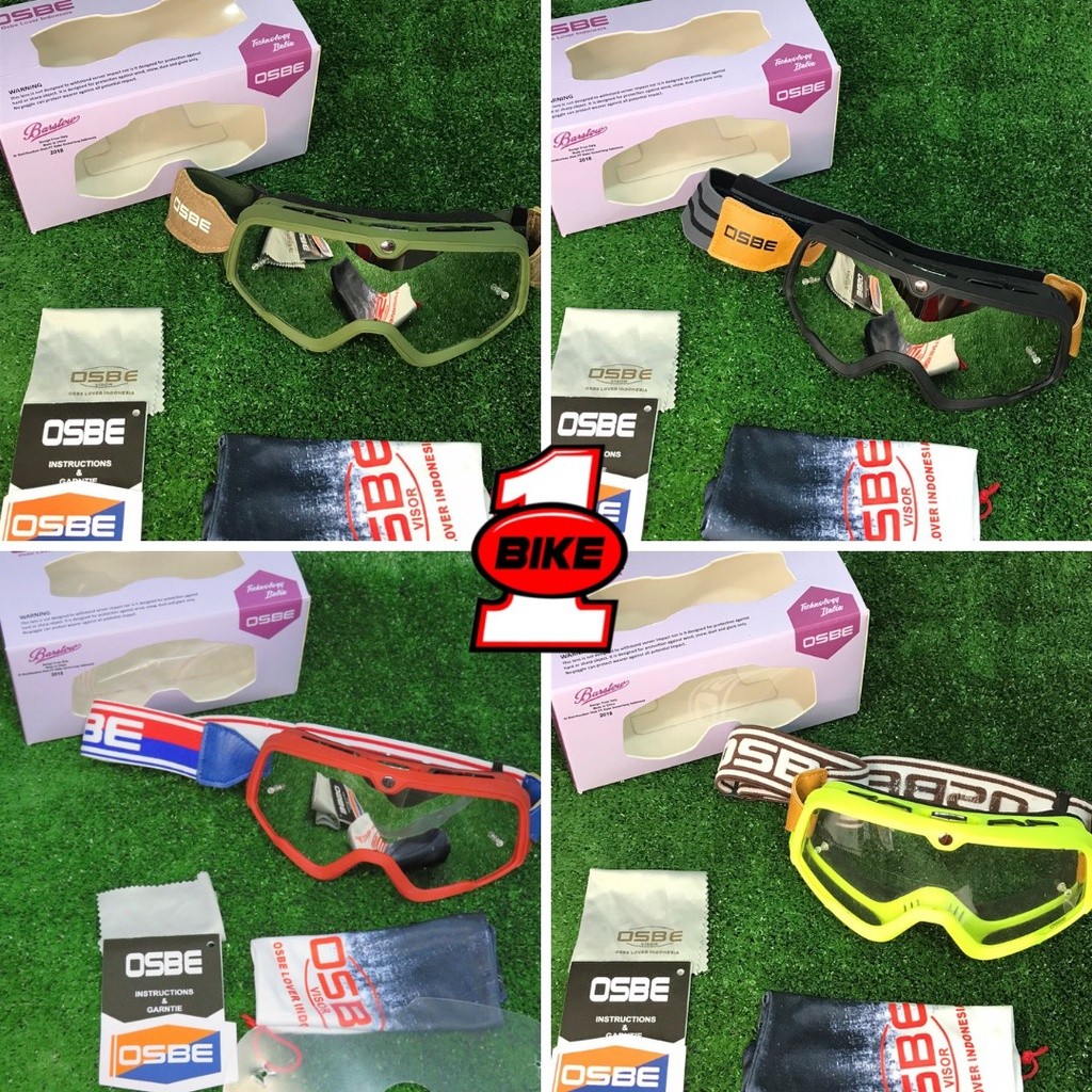 Kacamata Helm/Goggle Osbe Barstow Anti Pecah
